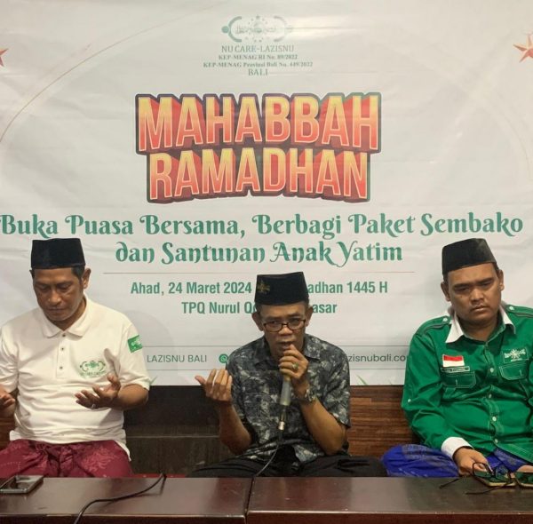 Mahabbah Ramadhan NU Care-LAZISNU PWNU Bali Bantu Kaum Dhuafa dan Anak Yatim